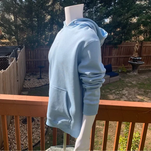 Karl Kani Signature Essential Pullover Hoodie | M | Light Blue NEW!! - Picture 8 of 14